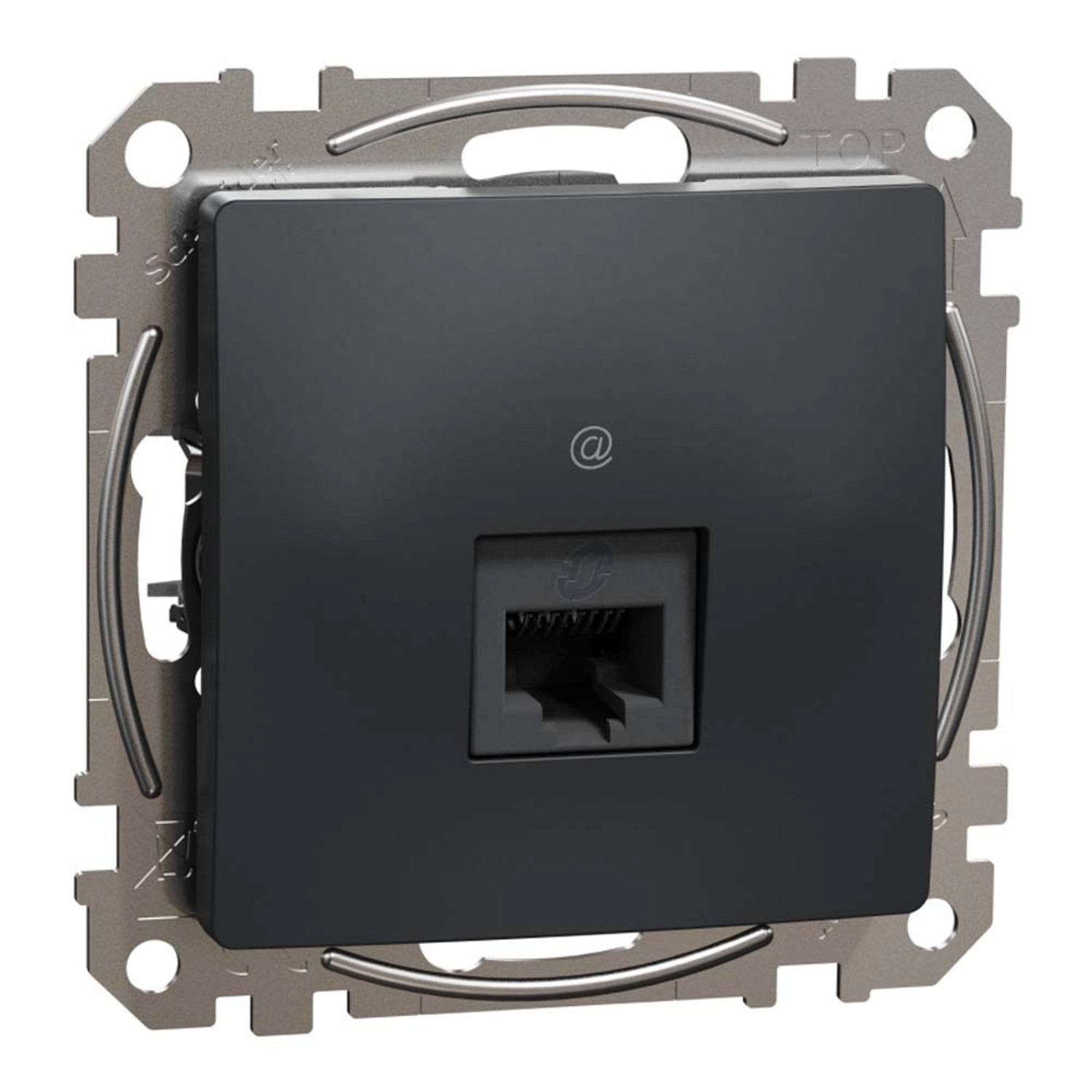 Schneider Electric Gniazdo Sedna D&E komputerowe RJ45 czarne