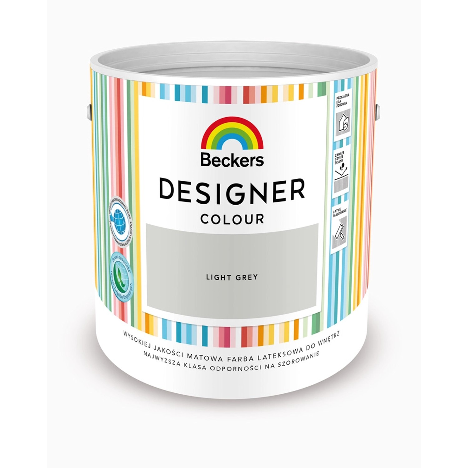 Farba lateksowa Beckers Designer light grey 2,5 l