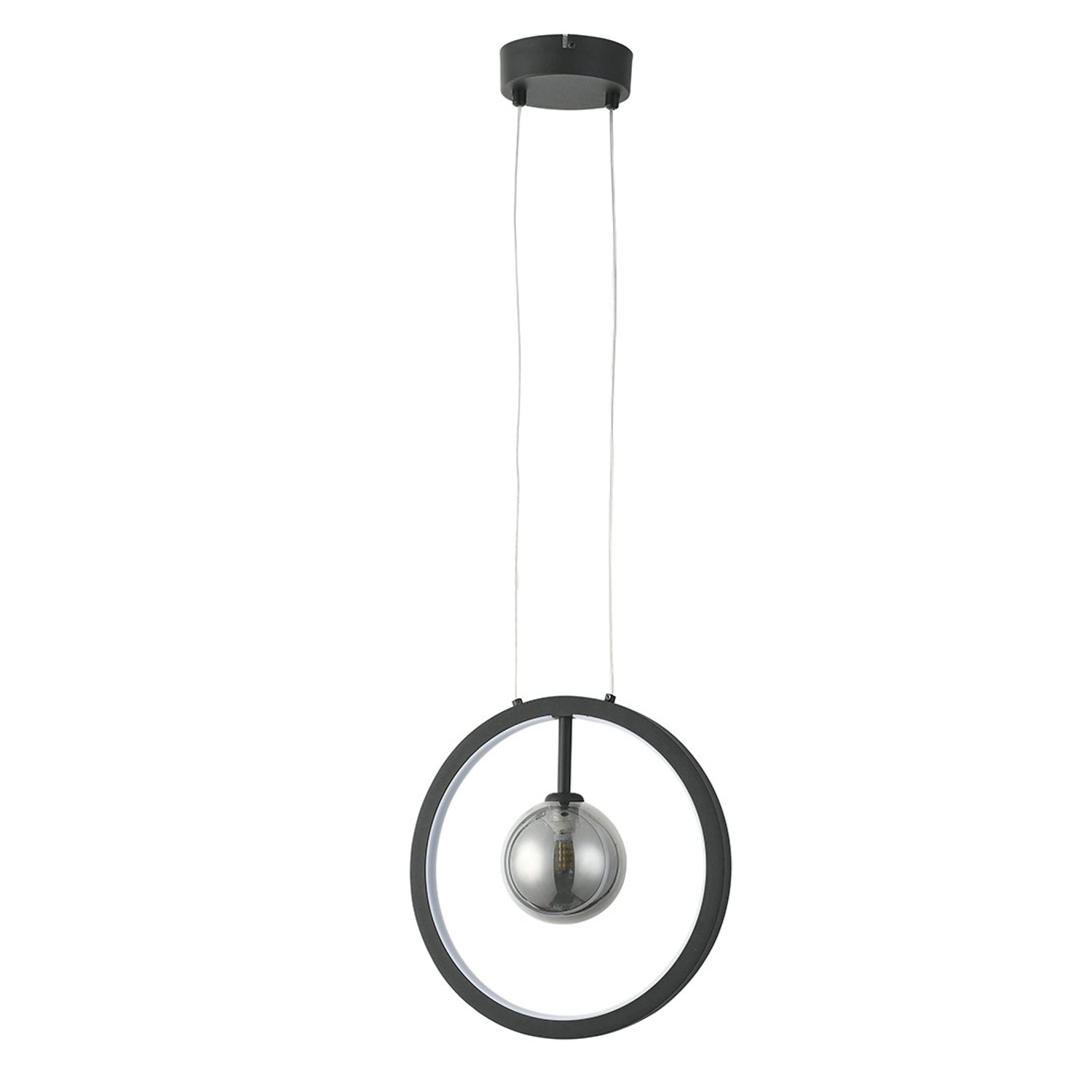 Reality Lampa wisząca LED OMAHA 12W 4000K 960lm czarna