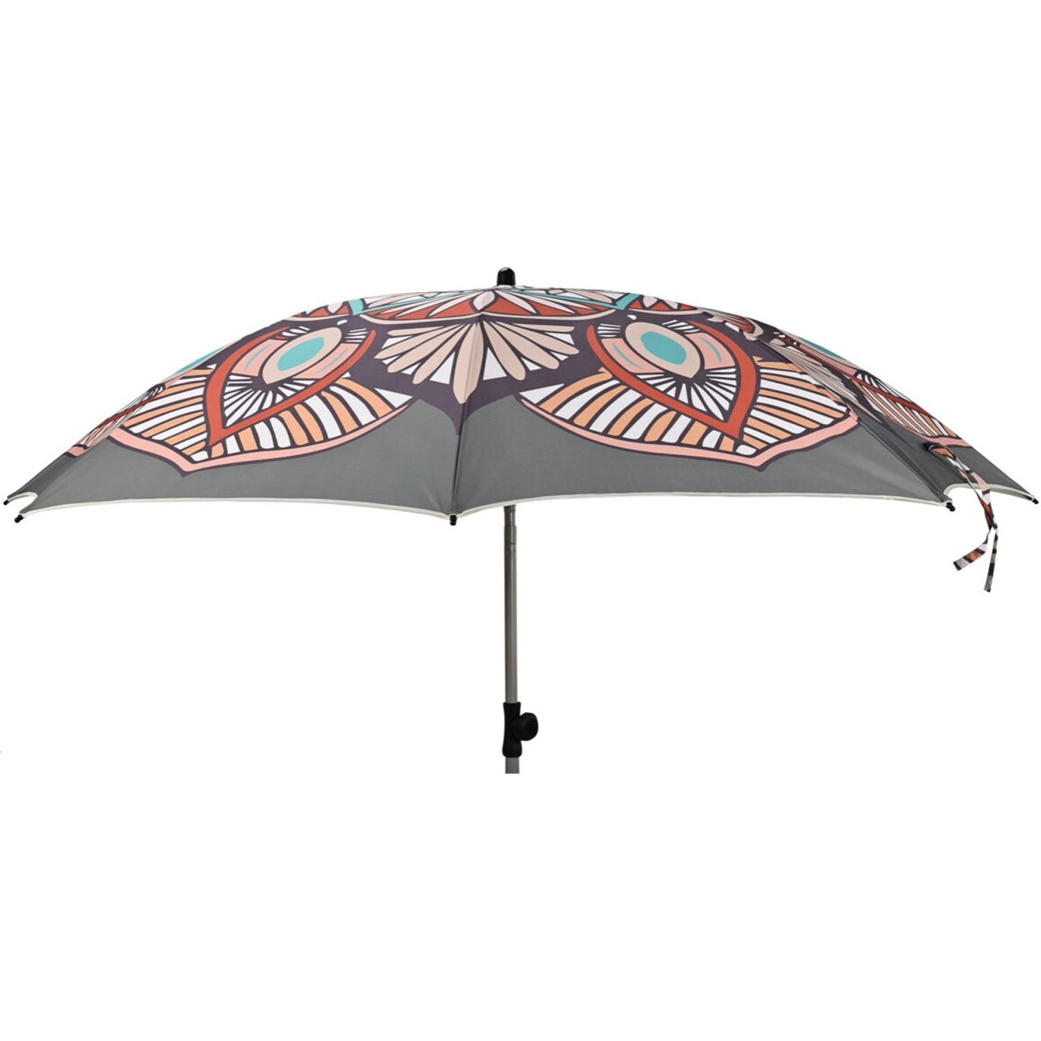 Parasol ogrodowy łamany MANDALA ciemnoszary - śr. 200 cm