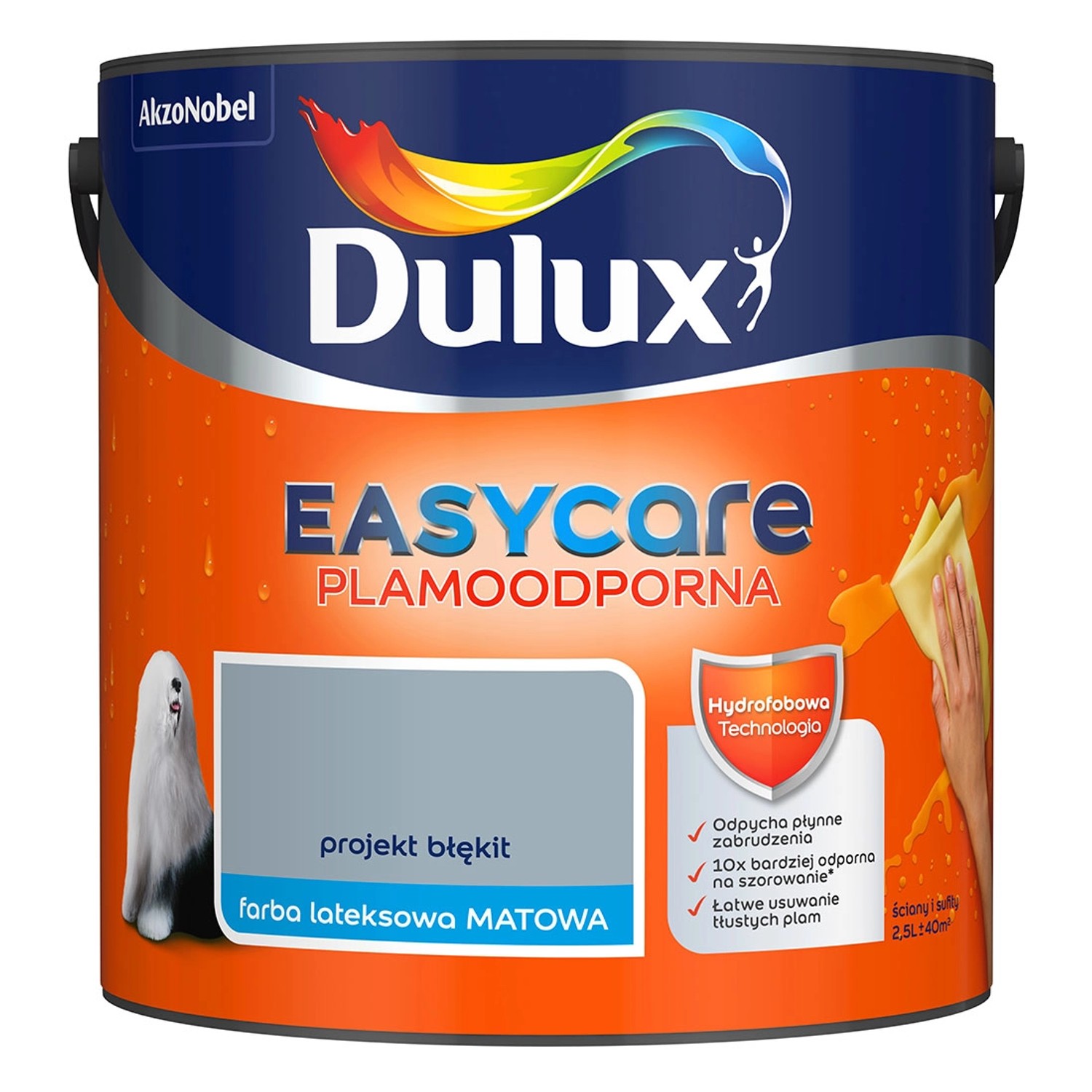Farba Dulux EasyCare projekt błękit 2,5 L