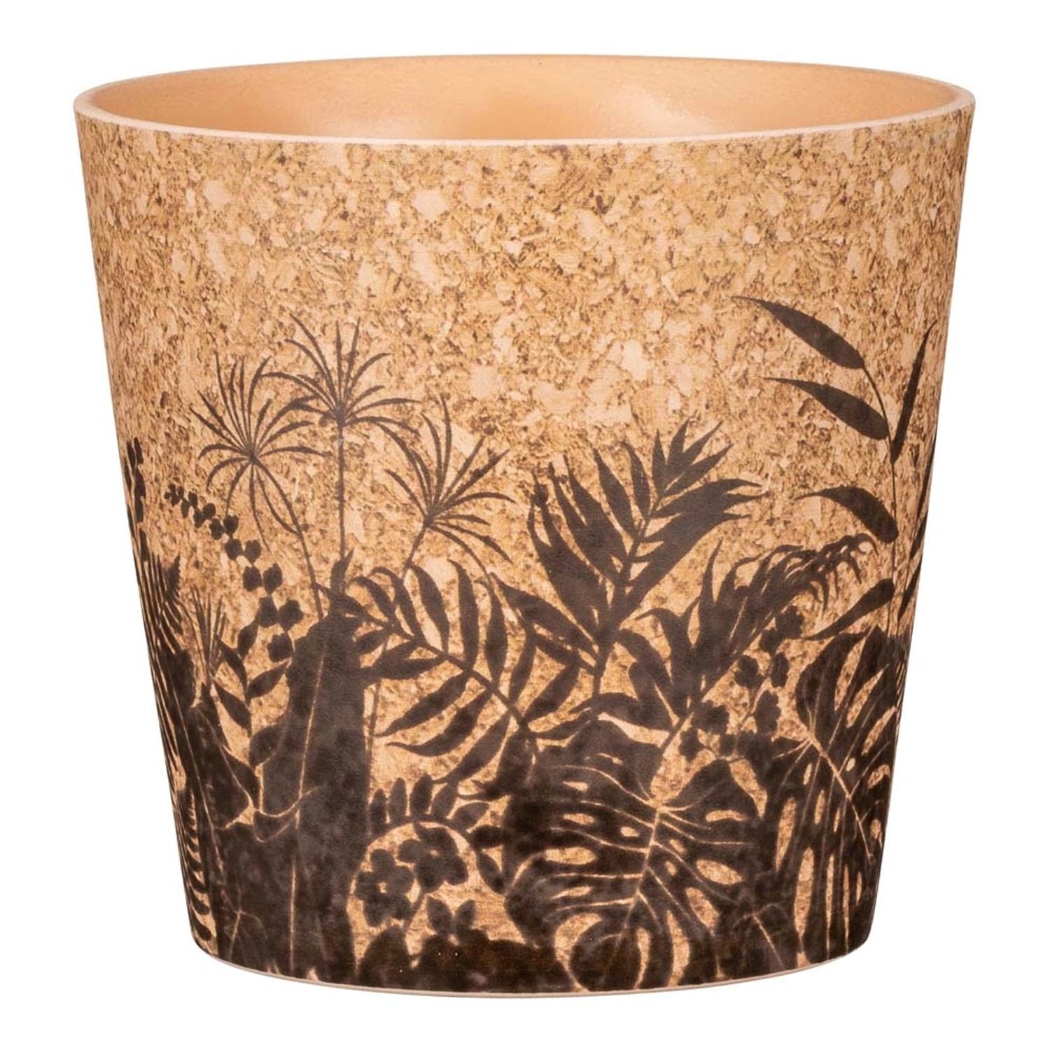 Osłonka Cork Jungle brązowa - 16 cm