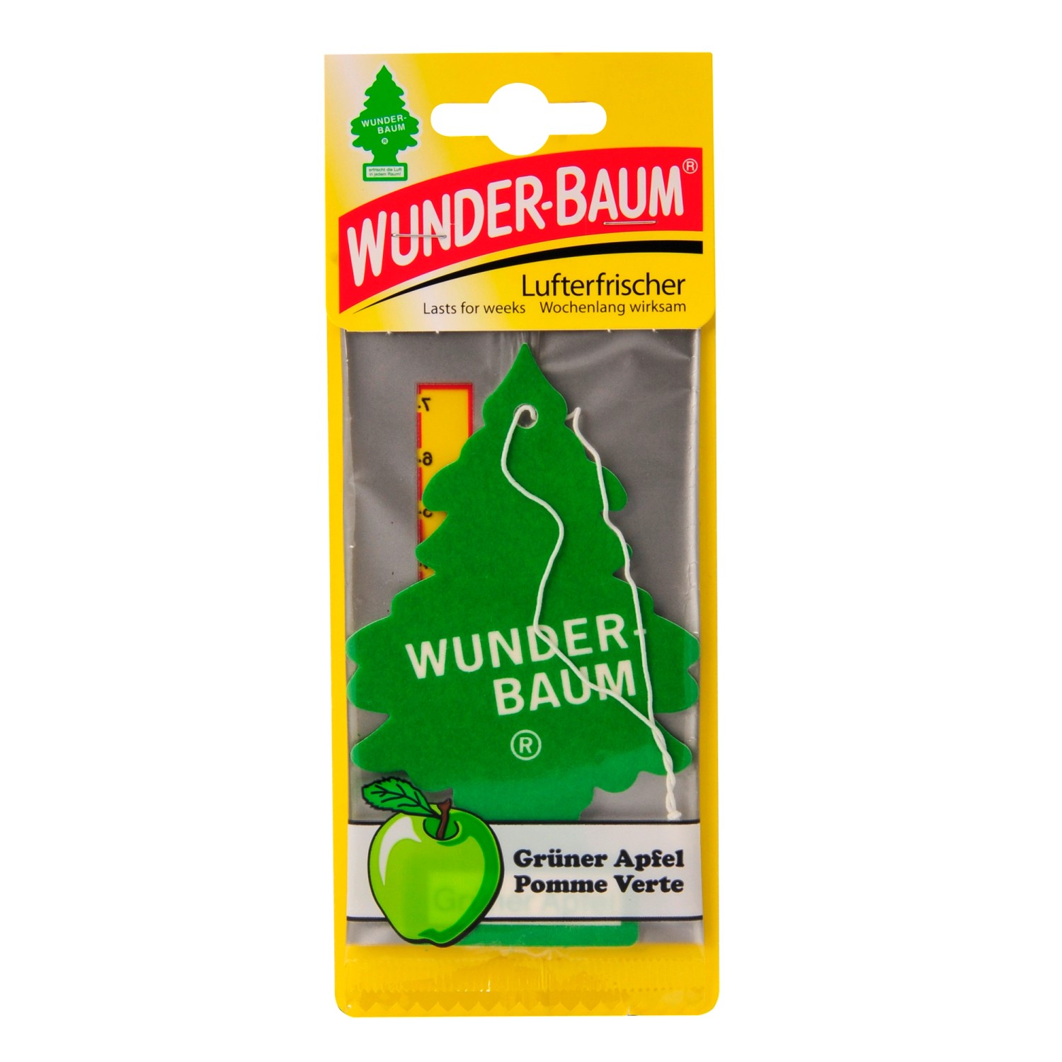 Wunder-Baum Zapach samochodowy choinka zielone jabłuszko
