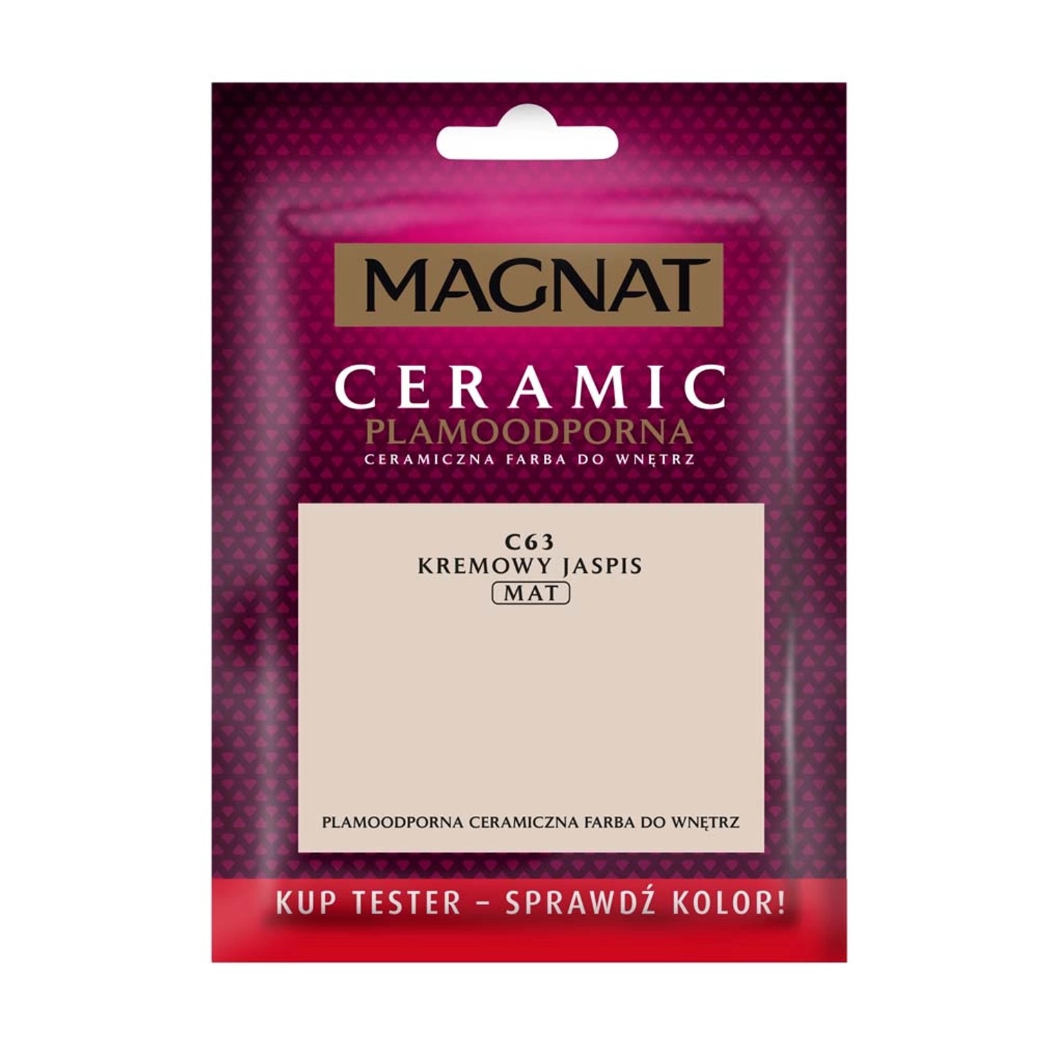Tester farby Magnat Ceramic kremowy jaspis 30 ml