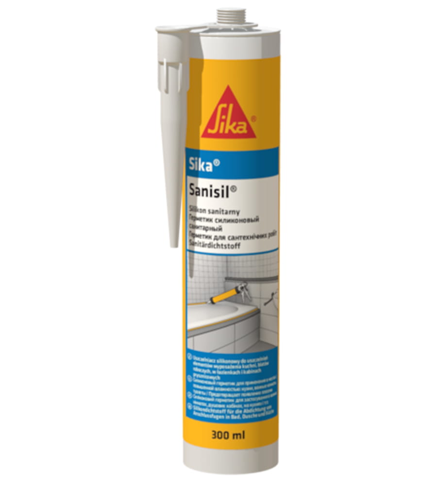 SIKA SANISIL SILIKON SANITARNY USZCZELNIACZ SILKONOWY 300ML BEZBARWNY