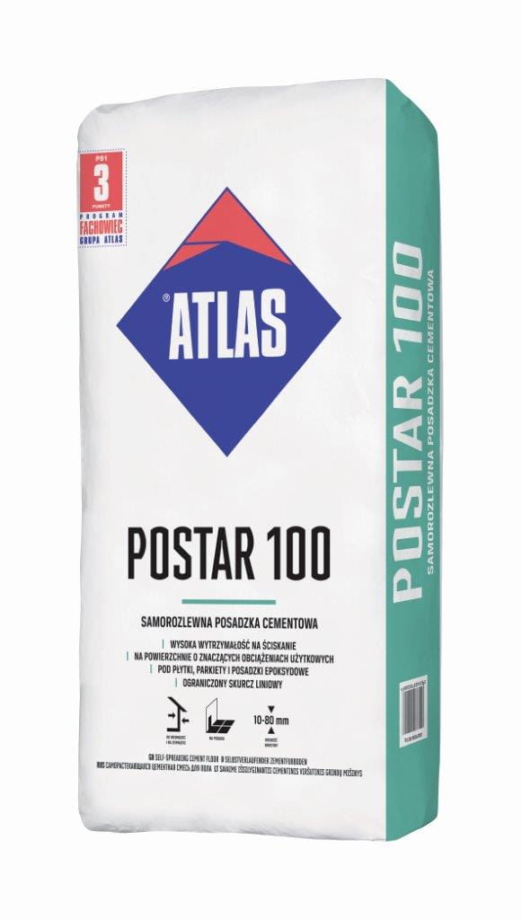 ATLAS POSADZKA CEMENTOWA POSTAR 100 25KG