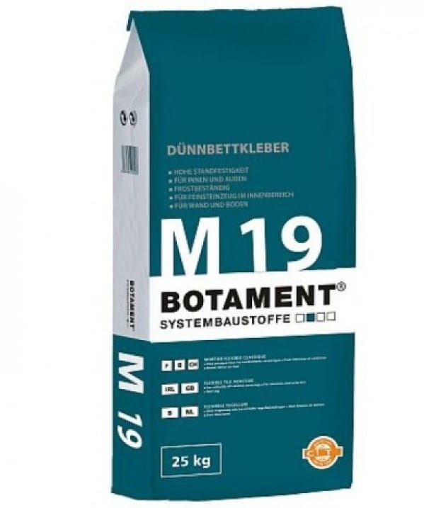 Cienkowarstwowa zaprawa klejowa BOTAMENT M 19 25kg