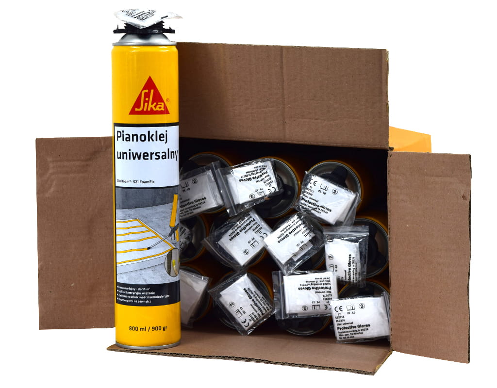 SIKA KLEJ DO STYROPIANU SIKA BOOM-582 750ML 12SZT.