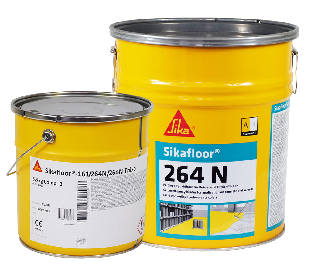 DWUSKŁADNIKOWA POSADZKA EPOKSYDOWA SIKAFLOOR 264 30KG RAL 7040
