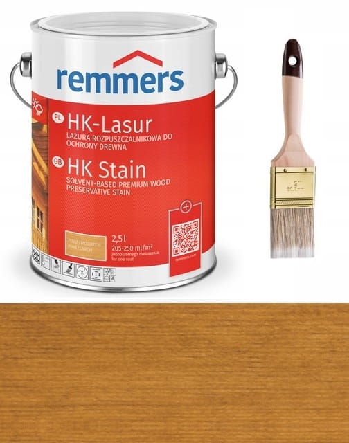 REMMERS HK-LASUR IMPREGNAT DO DREWNA DĄB RUSTYKALNY 2,5L