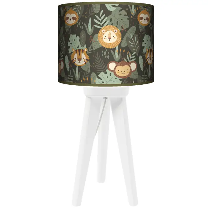 Lampa Trójnóg mała Jungle Safari 1 kolor podstawy do wyboru FL - wenge