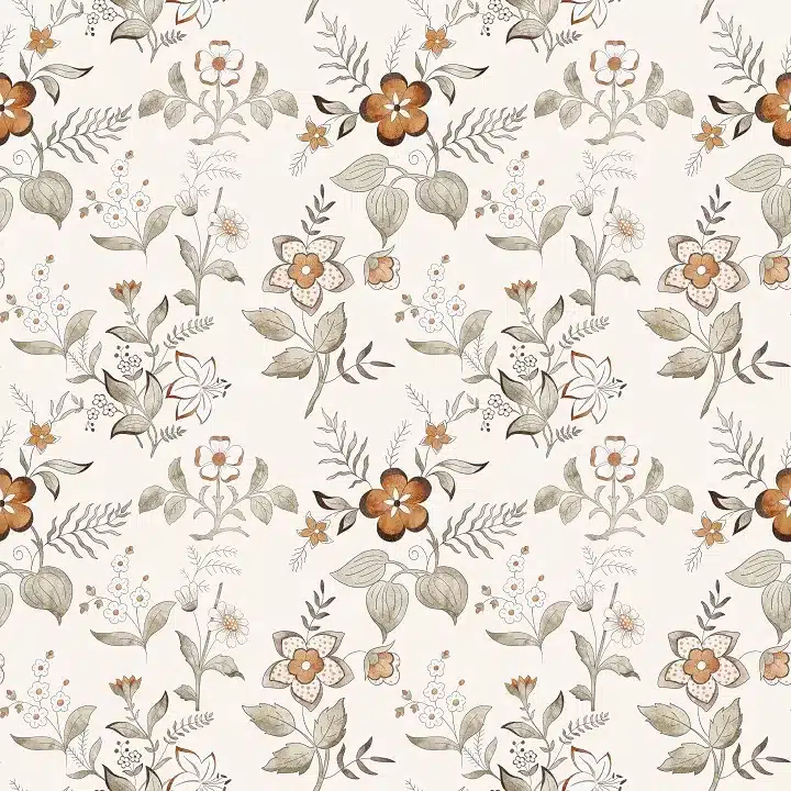 Tapeta ścienna Spring Flowers Mice Collection