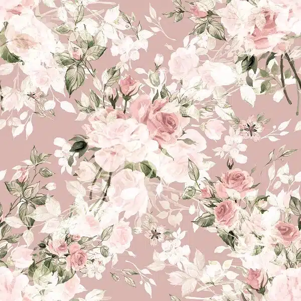 Tapeta Dusty Rose BW