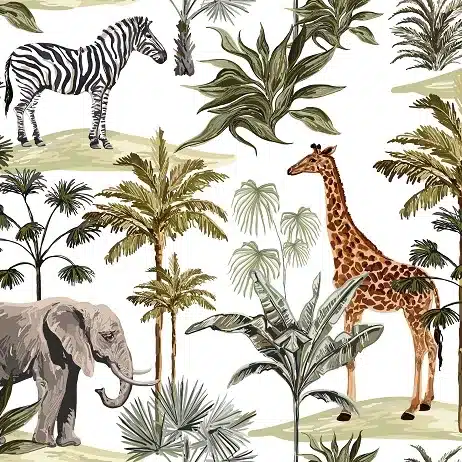 Tapeta Safari BW