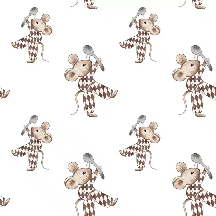 Tapeta ścienna Hungry Mice