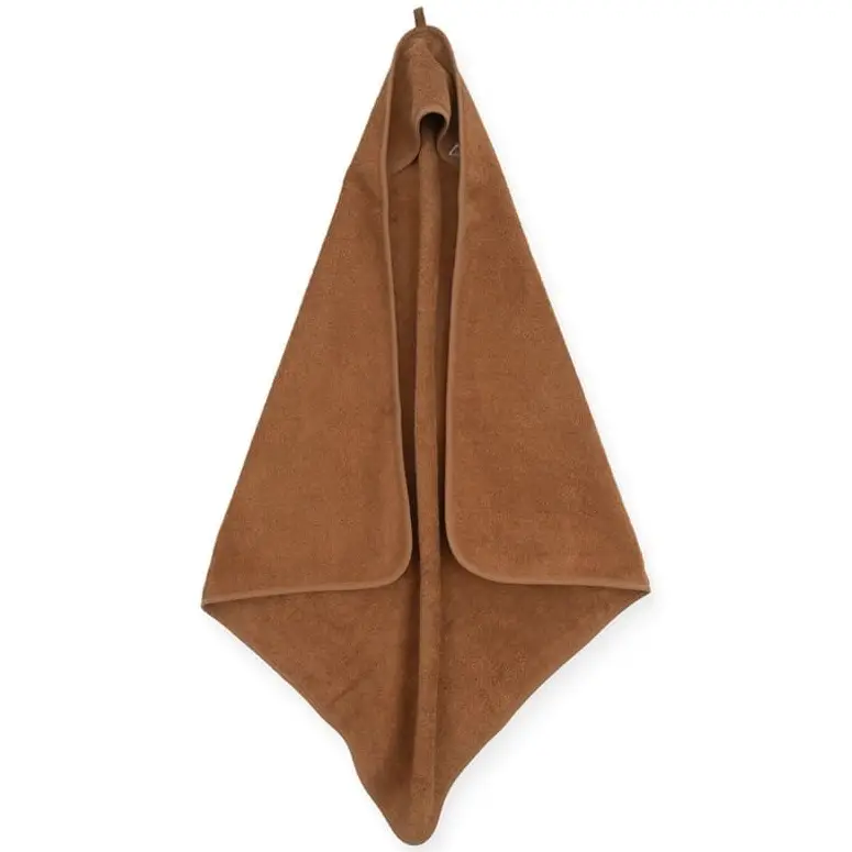 Ręcznik kąpielowy z kapturem 75 x 75 cm FROTTE CARAMEL Jollein BBTB