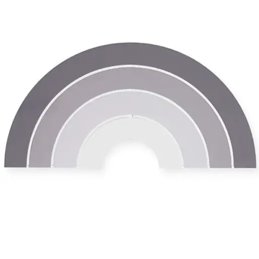Lampa ścienna Tęcza Rainbow Grey Jollein BBTB