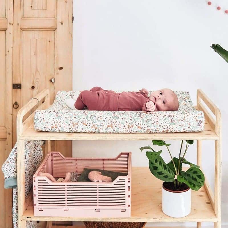 Jollein prześcieradło na przewijak 50x70 cm Jersey BLOOM BBTB