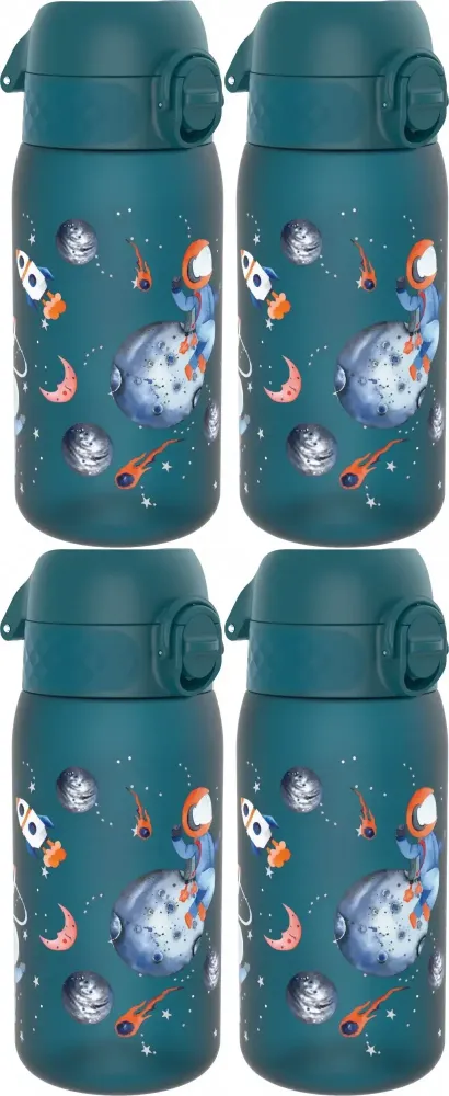 4x Bidon ION8 Space, recyclon/tritan, 350ml, granatowy