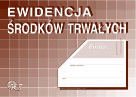 Druk akcydensowy Ewidencja środków trwałych MiP K-8, A5, offsetowy, 16k
