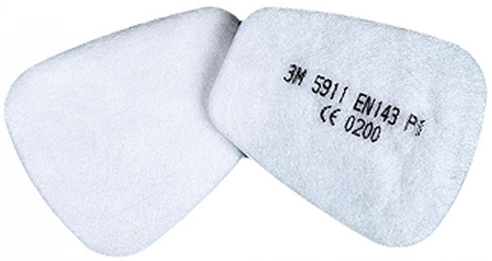 Filtr przeciwpyłowy 3M-FI-5000-P1, 30 sztuk, biały