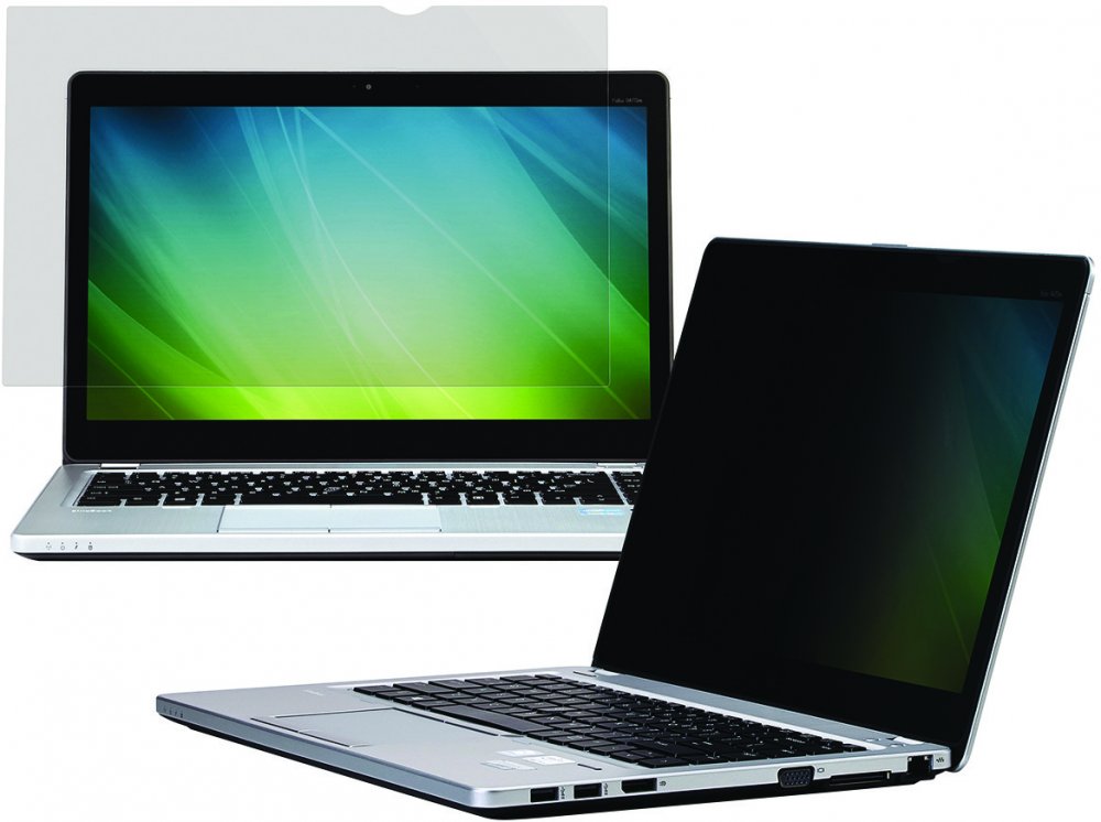 Filtr prywatyzujący do laptopów 3M (PF156W9B), 16:9, 15.6", bezramkowy, czarny