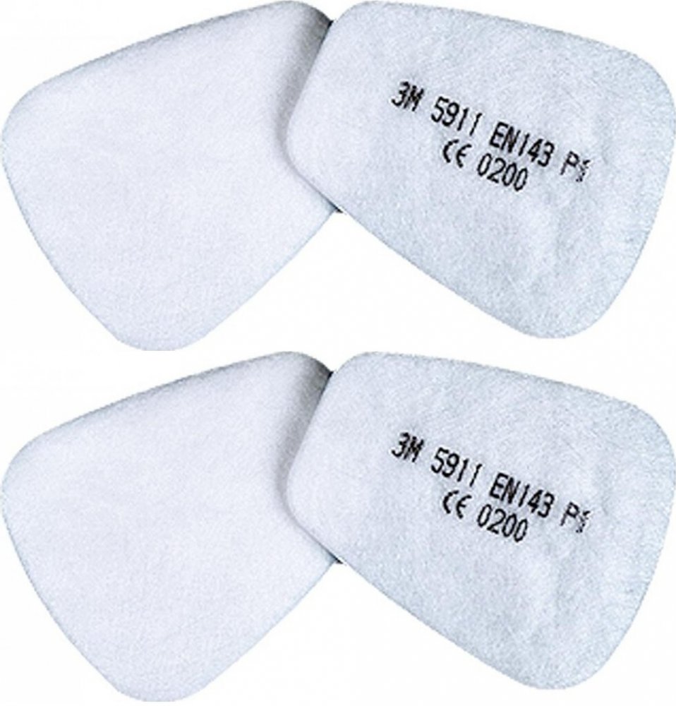 2x Filtr przeciwpyłowy 3M-FI-5000-P1, 30 sztuk, biały