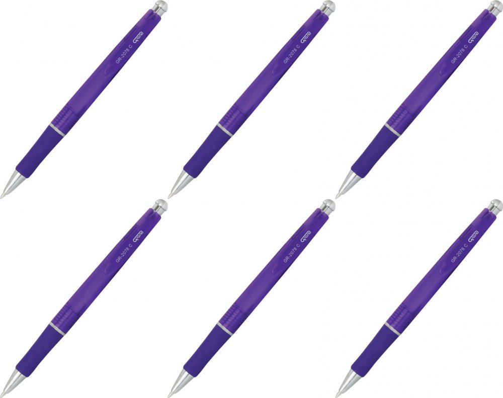 6x Długopis automatyczny Grand GR-2078C, 0.7mm, niebieski