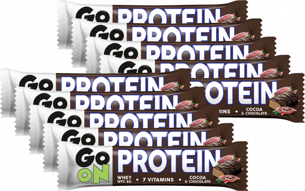 10x Baton Sante Go On, kakaowy, 50g