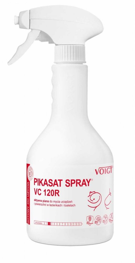 Aktywna piana do mycia urządzeń i powierzchni w łazienkach Voigt VC-120R Piikaset, z rozpylaczem, 0.6l