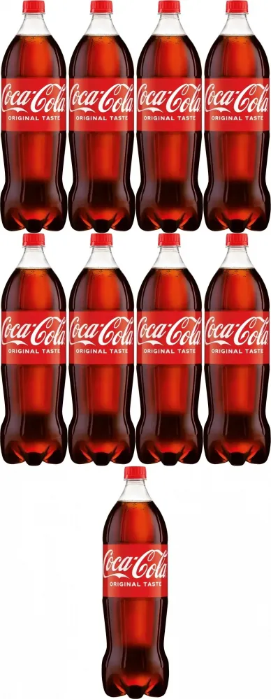 9x Napój gazowany Coca-Cola, butelka, 1.5l