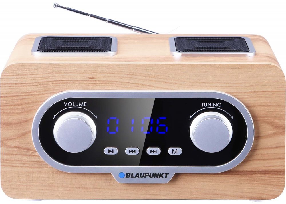 Radio przenośne Blaupunkt PP5.2CR, FM PLL SD/USB/AUX, zegar, akumulator