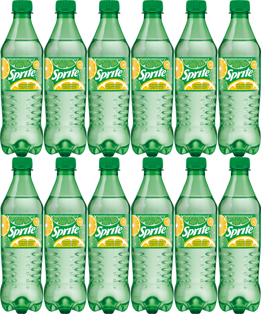 12x Napój gazowany Sprite, butelka, 0.5l