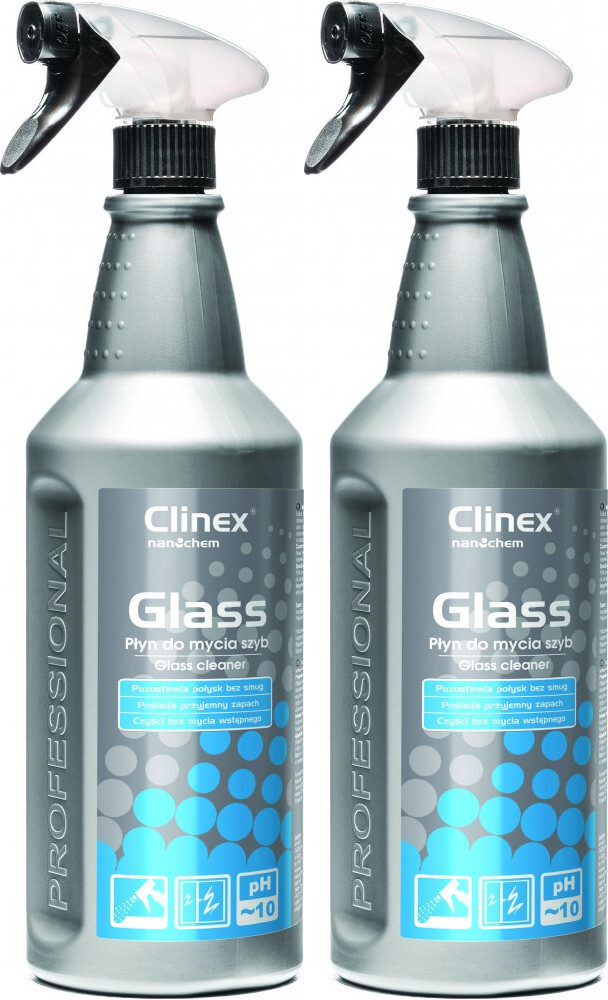 2x Płyn do mycia szyb Clinex Glass, 1l
