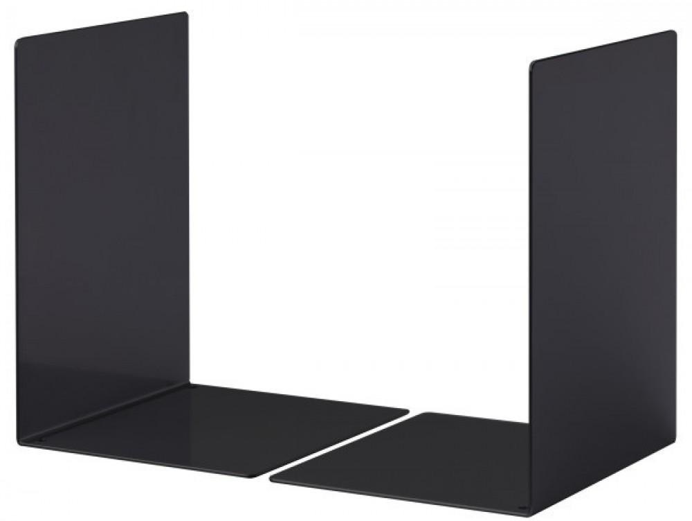 Podpórki do książek Durable, rozmiar L, 2 sztuki, czarny