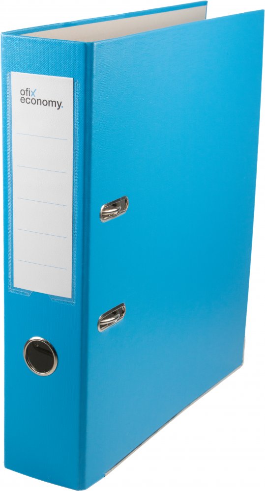 Segregator A4 Ofix Economy,75mm, do 500 kartek, jasnoniebieski