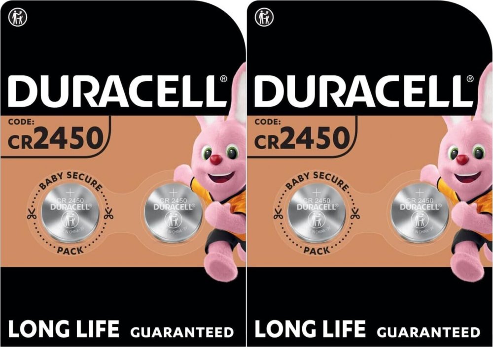 2x Bateria litowa Duracell CR2450, 2 sztuki