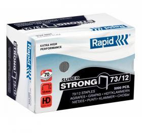 Zszywki Rapid Super Strong, 73/12 5M, 5000 sztuk, srebrny