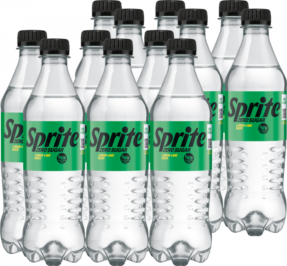 12x Napój gazowany Sprite Zero, butelka, 0.5l