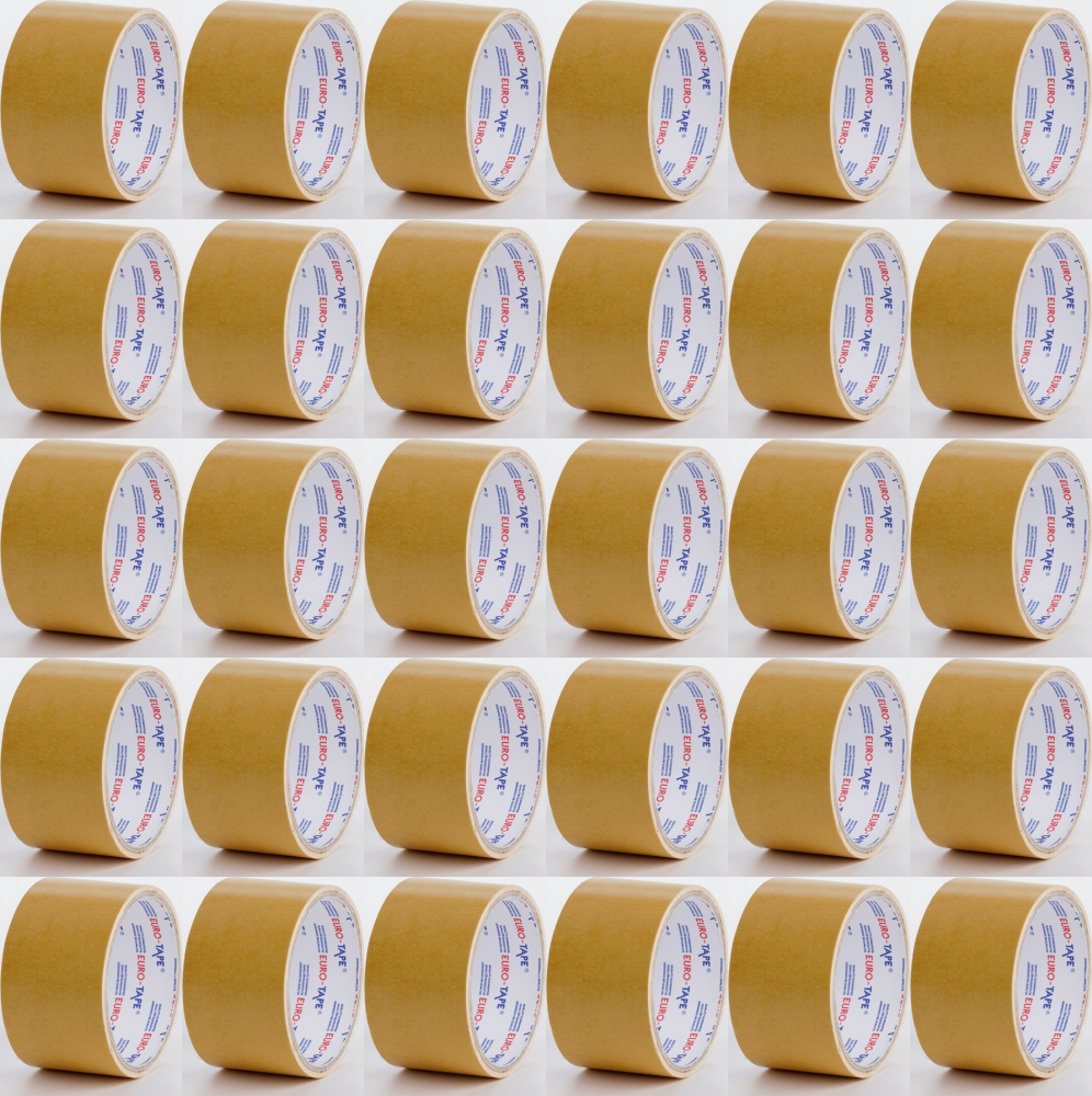 48x Taśma dwustronna Dalpo, Euro-Tape, 38mm x 5m, biały