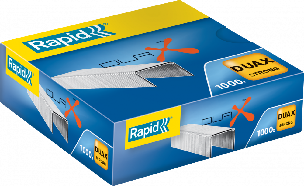 Zszywki Rapid Duax, 1000 sztuk, srebrny