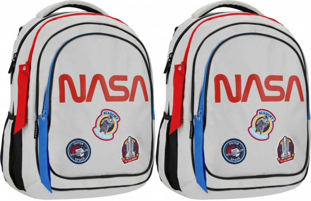 2x Plecak Starpak NASA, jednokomorowy, 26l, 43x35x21cm, szary