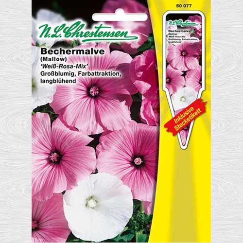 1 pac, Nalbă Mont Rose , mix multicolor - Semințe: Mod de ambalare: 1 pac