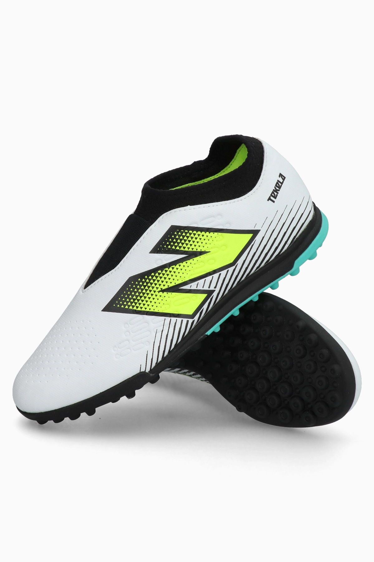 Turfy New Balance Tekela V4+ Magique TF Junior - Biały