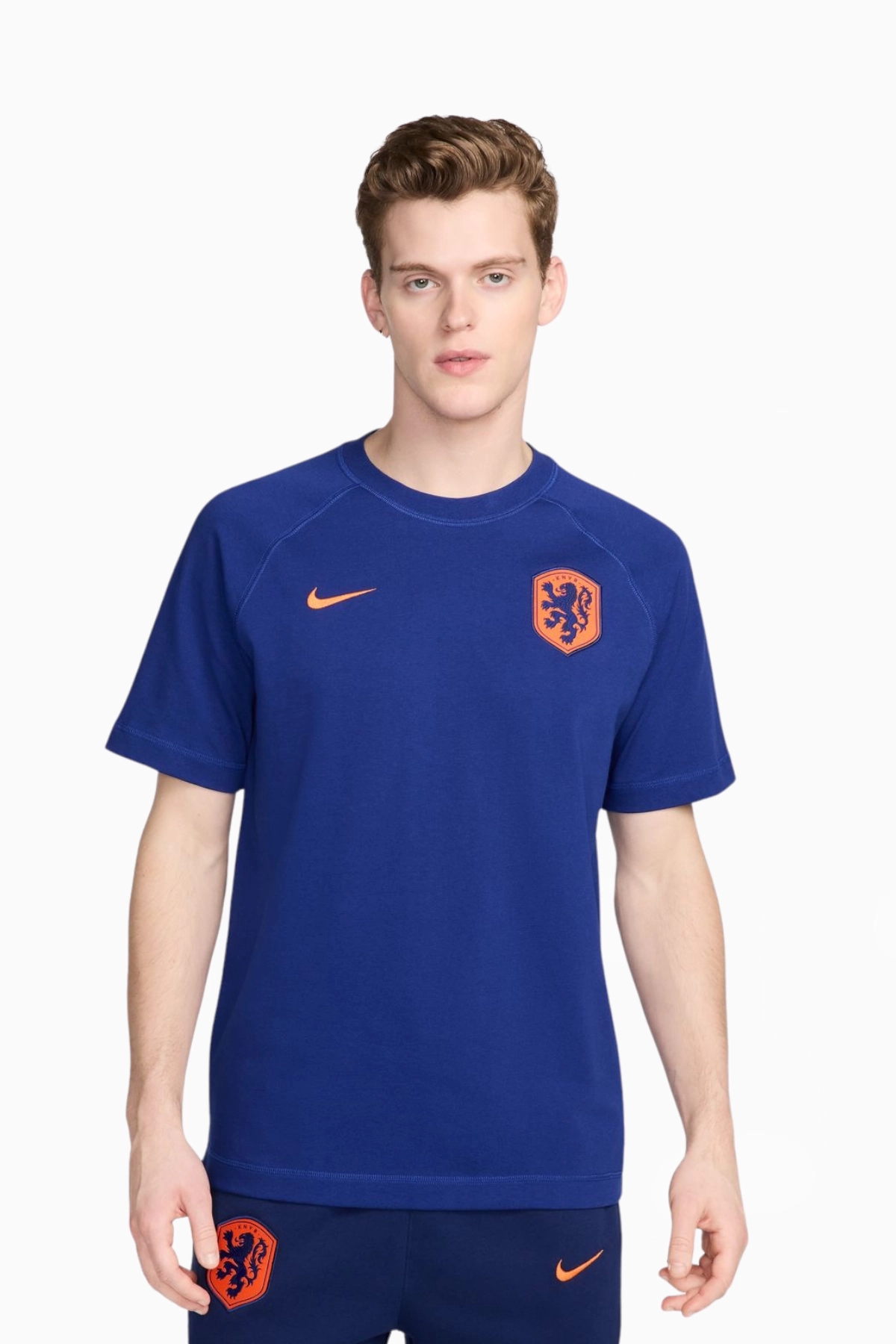Koszulka Reprezentacji Holandii Nike 2024 Travel - Granatowy
