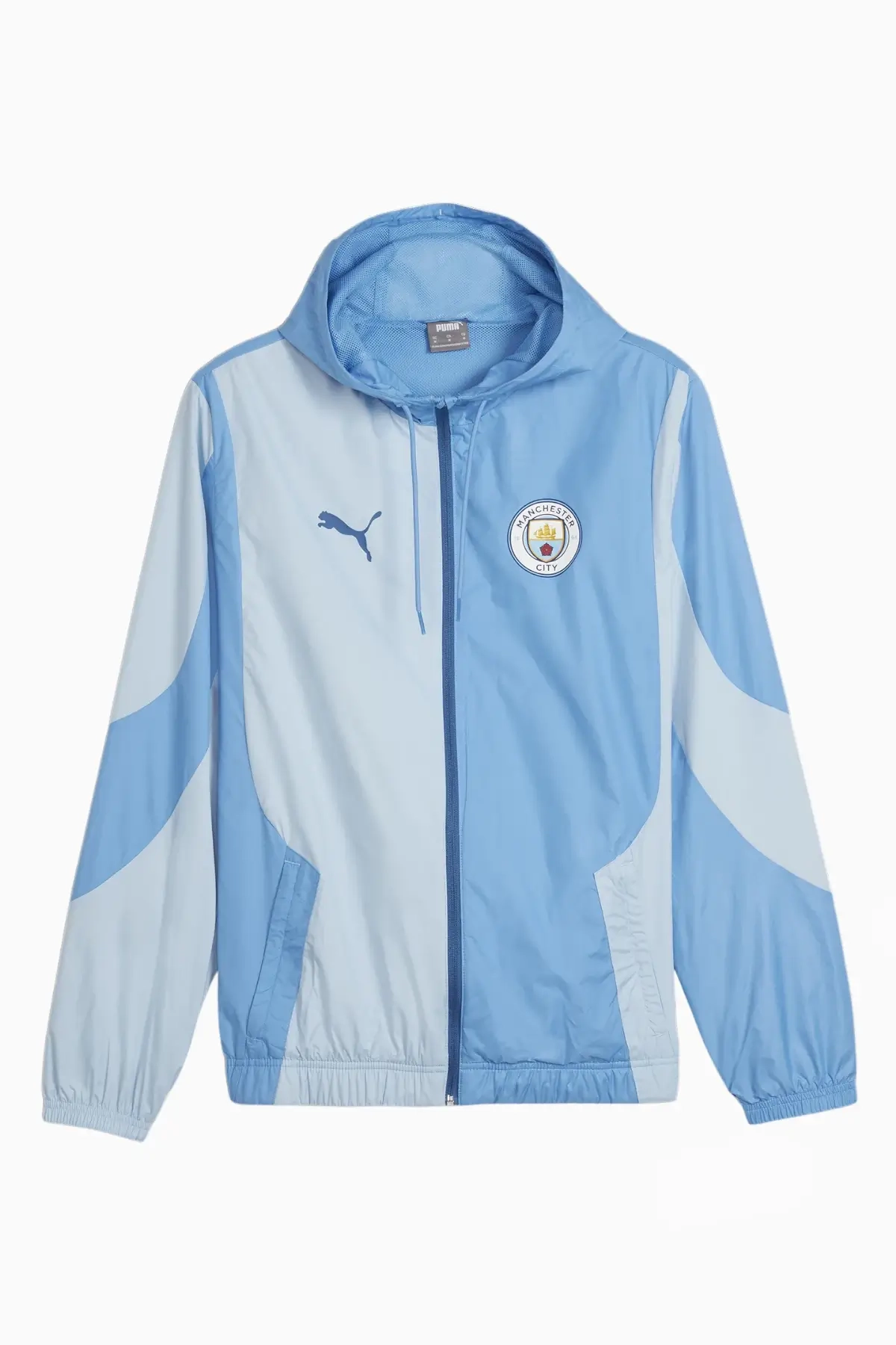 Kurtka Puma Manchester City 23/24 Pre-Match - Błękitny