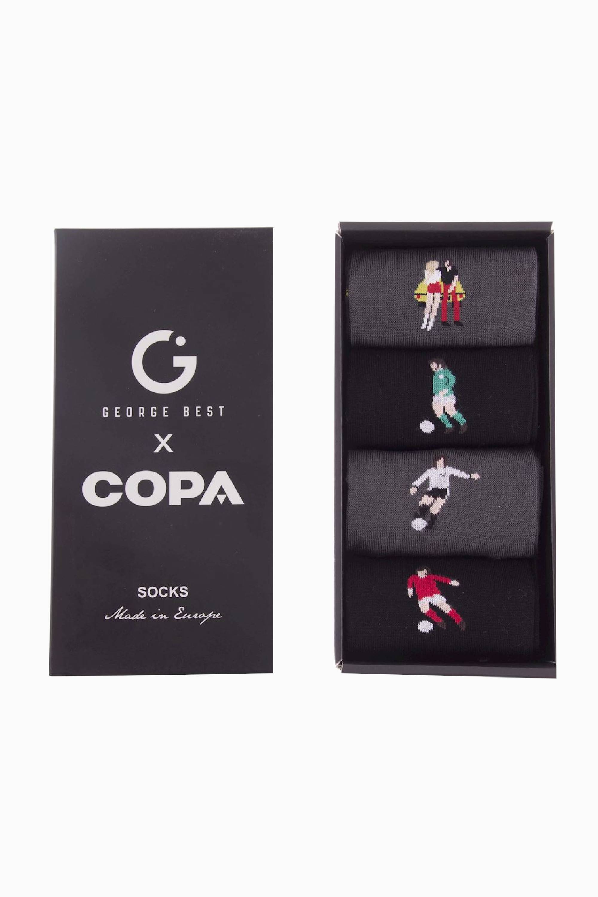 Skarpety Retro COPA George Best Box Set