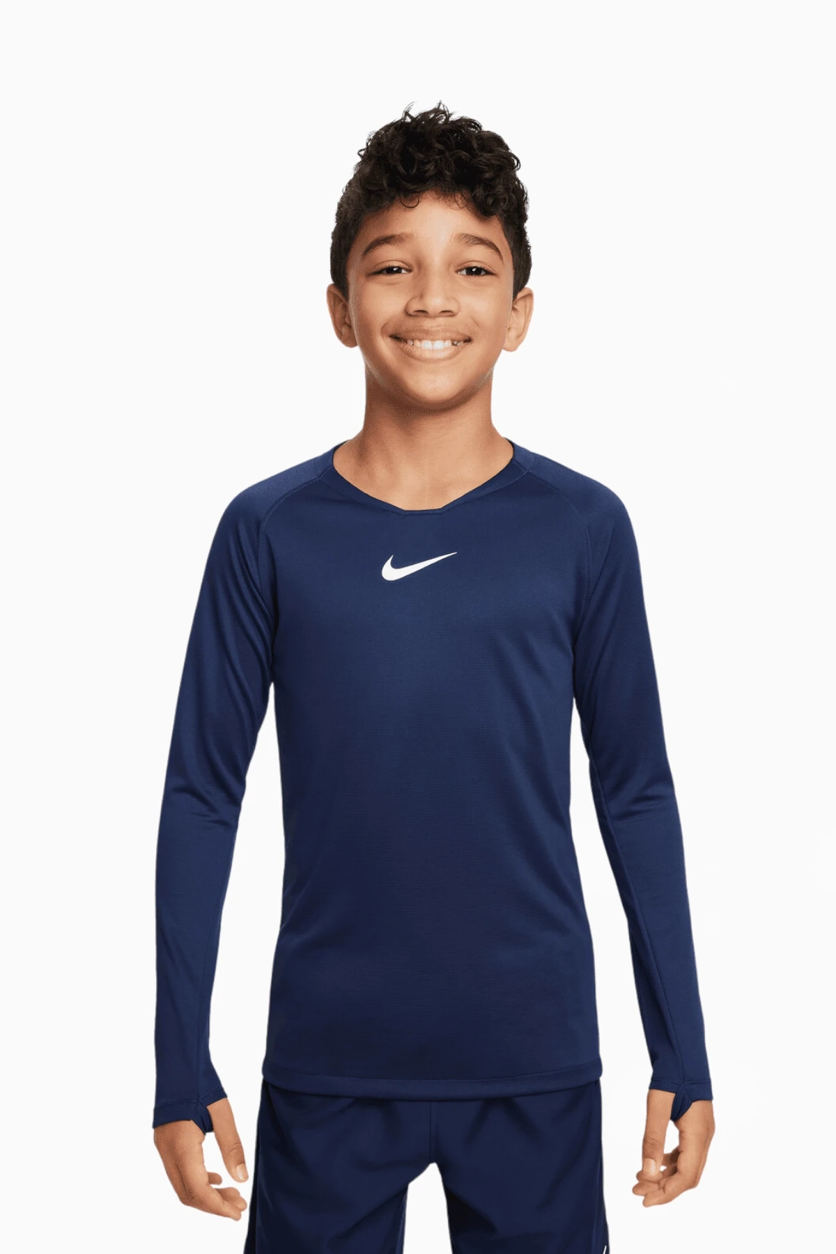 Koszulka Termoaktywna Nike Dry Park First Layer LS Junior - Granatowy