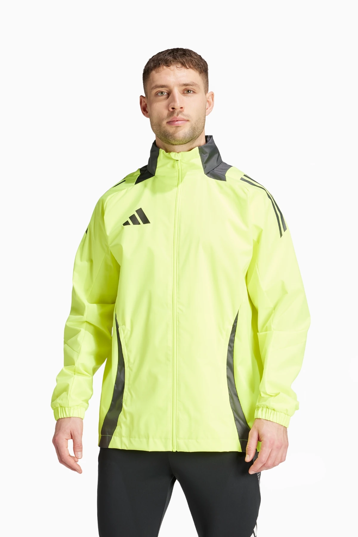 Kurtka adidas Tiro 24 Competiton Allweather - Limonkowy