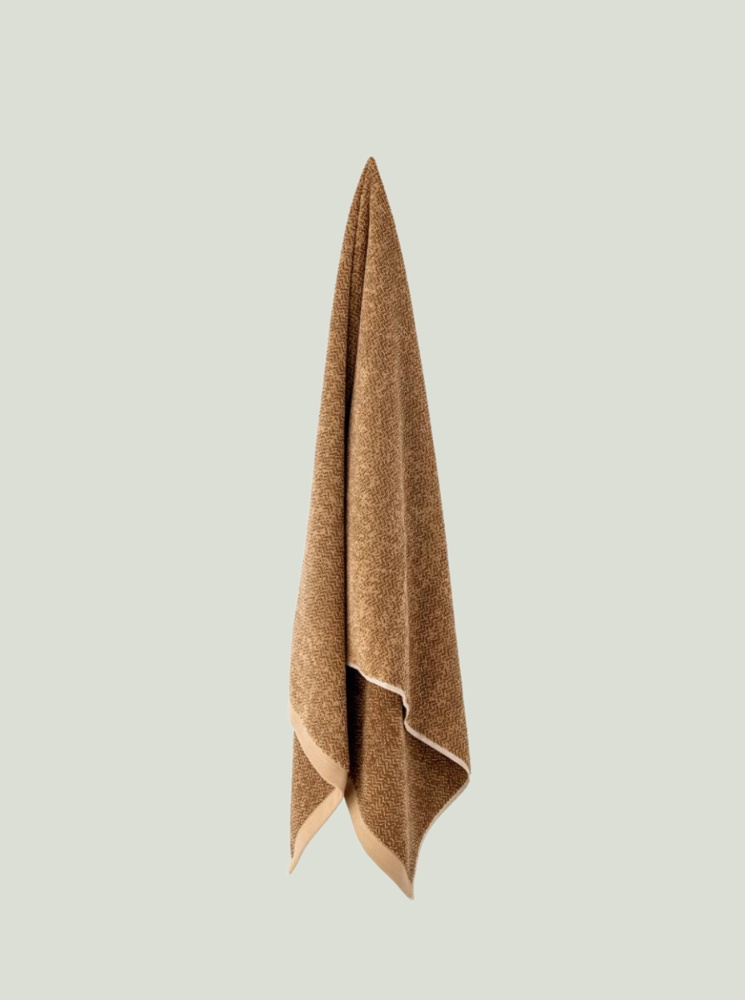 Ręcznik Kahla, brązowy, bawełna, dł. 140 x szer. 70 cm Bloomingville